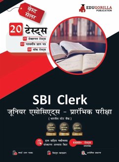 SBI Clerk Junior Associates Prelims Exam 2023 (Hindi Edition) - 8 Mock Tests, 9 Sectional Tests and 3 Previous Year Papers (1400 Solved Questions) with Free Access to Online Tests - Edugorilla Prep Experts