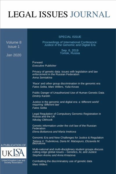 Legal Issues Journal 8(1) (eBook, ePUB)