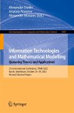 Information Technologies and Mathematical Modelling. Queueing Theory and Applications