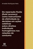 Da reparação fluída (fluid recovery) como instrumento de efetividade às decisões em ações coletivas sobre direitos individuais homogêneos nas relações de consumo (eBook, ePUB)
