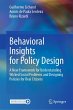 Behavioral Insights for Policy Design - Bild 1