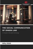 THE SOCIAL COMMUNICATION OF OHADA LAW