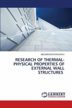 RESEARCH OF THERMAL-PHYSICAL PROPERTIES OF EXTERNAL WALL STRUCTURES