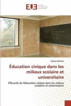 Éducation civique dans les milieux scolaire et universitaire - Muhima, Nestor