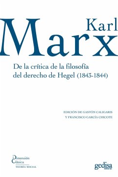 Cover De la crítica de la filosofía del derecho de Hegel (1843-1844) (eBook, ePUB)