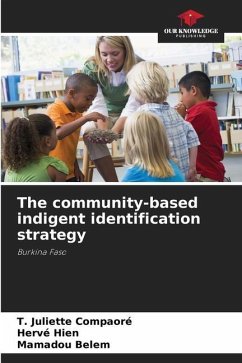 The community-based indigent identification strategy - Compaoré, T. Juliette;Hien, Hervé;Belem, Mamadou