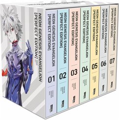 Neon Genesis Evangelion - Perfect Edition, Bände 1-7 im Sammelschuber mit Extras - Sadamoto, Yoshiyuki