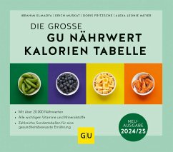Die große GU Nährwert-Kalorien-Tabelle 2024/25 - Elmadfa, Ibrahim;Muskat, Erich;Fritzsche, Doris