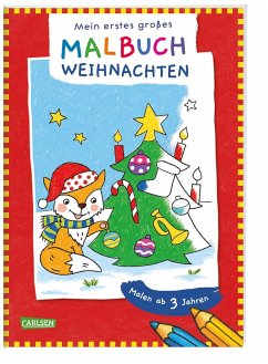 Image of Ausmalbilder für Kita-Kinder: Mein erstes großes Malbuch: Weihnachten