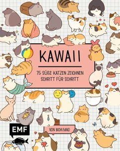 Kawaii: 75 süße Katzen zeichnen - Mit Schritt-Anleitungen - Yong, Olive