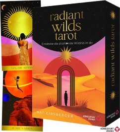 Radiant Wilds Tarot - Entdecke die strahlende Wildnis in dir: 78 Tarotkarten mit Goldschnitt - Girsberger, Nat