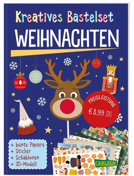 Bastelspaß für Kinder: Kreatives Bastelset: Weihnachten Bastelspaß für Kinder: Kreatives Bastelset: Weihnachten