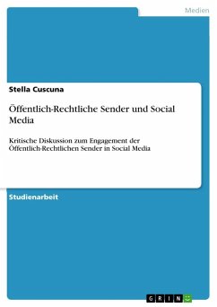 Öffentlich-Rechtliche Sender und Social Media - Cuscuna, Stella