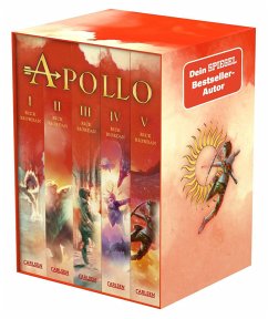 Die Abenteuer des Apollo: Taschenbuchschuber Bände 1-5 - Riordan, Rick