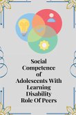Social competence of adolescents with learning disability role of peers
