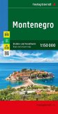 Montenegro, Straßen- und Freizeitkarte 1:150.000, freytag & berndt