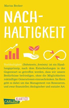 Carlsen Klartext: Nachhaltigkeit (eBook, ePUB) - Becker, Marisa