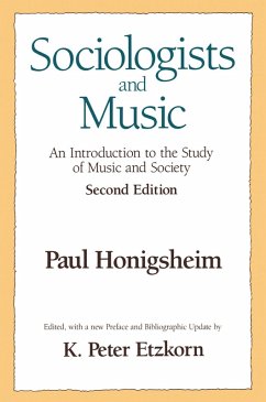 Cover Sociologists and Music (eBook, ePUB)