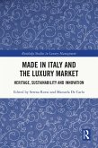 Made in Italy and the Luxury Market (eBook, ePUB)