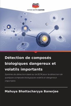 Détection de composés biologiques dangereux et volatils importants - Bhattacharyya Banerjee, Mahuya