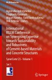 International RILEM Conference on Synergising Expertise towards Sustainability and Robustness of Cement-based Materials and Concrete Structures