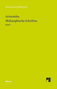 Philosophische Schriften. Band 1 - Aristoteles