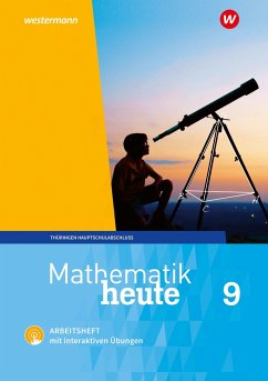 Mathematik heute 9. Arbeitsheft mit interaktiven Übungen. Hauptschulbildungsgang. Für Thüringen - Fiedler, Christine;Günther, Sylvia;Reiche, Edeltraud