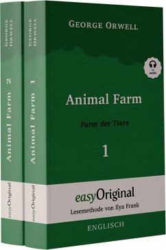 Animal Farm / Farm der Tiere - 2 Teile (Buch + 2 MP3 Audio-CD) - Lesemethode von Ilya Frank - Zweisprachige Ausgabe Englisch-Deutsch - Orwell, George