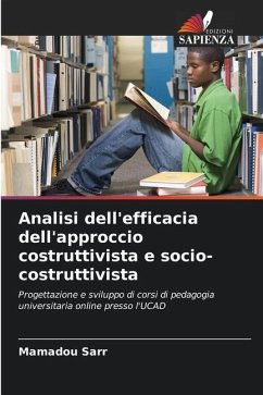 Analisi dell'efficacia dell'approccio costruttivista e socio-costruttivista - Sarr, Mamadou