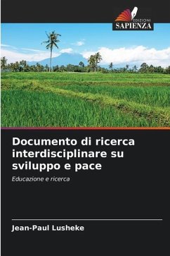 Documento di ricerca interdisciplinare su sviluppo e pace - Lusheke, Jean-Paul