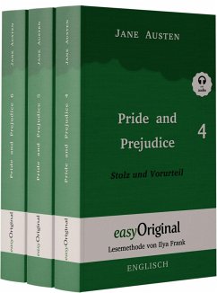 Pride and Prejudice / Stolz und Vorurteil - Teile 4-6 Hardcover (Buch + 3 MP3 Audio-CD) - Lesemethode von Ilya Frank - Zweisprachige Ausgabe Englisch-Deutsch - Austen, Jane