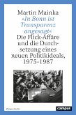 »In Bonn ist Transparenz angesagt« (eBook, PDF)