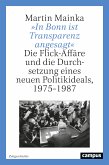 »In Bonn ist Transparenz angesagt« (eBook, ePUB)