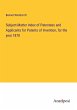Subject-Matter Index of Patentees and... - Bild 1
