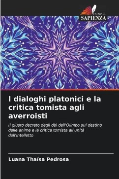 I dialoghi platonici e la critica tomista agli averroisti - Pedrosa, Luana Thaísa