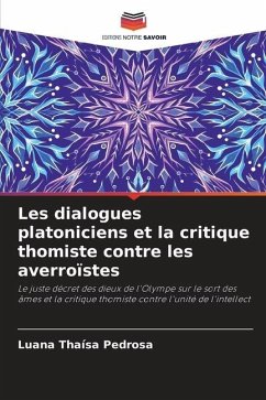 Les dialogues platoniciens et la critique thomiste contre les averroïstes - Pedrosa, Luana Thaísa