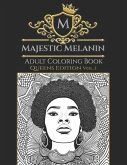 Majestic Melanin Adult Coloring Book