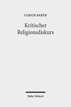 Kritischer Religionsdiskurs (eBook, PDF) - Barth, Ulrich