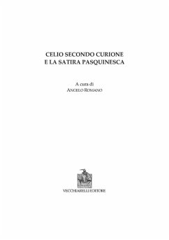 Cover Celio Secondo Curione e la satira pasquinesca