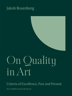 On Quality in Art - Rosenberg, Jakob