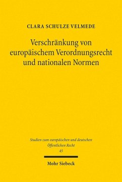 Cover Verschränkung von europäischem Verordnungsrecht und nationalen Normen (eBook, PDF)
