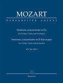 Sinfonia concertante Es-Dur KV364 für Violine, Viola und Orchester Studienpartitur