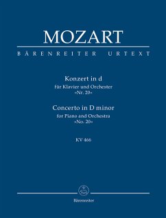 Cover Konzert d-Moll KV466 für Klavier und Orchester Studienpartitur