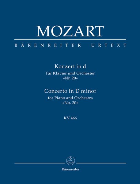 Konzert d-Moll KV466 für Klavier und Orchester Studienpartitur
