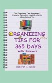 Organizing Tips for 365 Days: With Homework