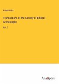 Transactions of the Society of Biblical Archeologhy