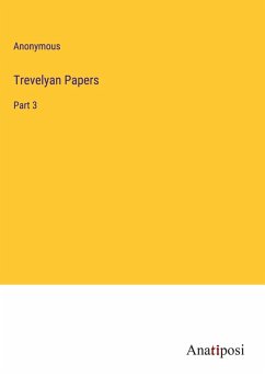 Cover Trevelyan Papers