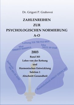 Zahlenreihen zur Psychologischen Normierung A-O (eBook, ePUB) - Grabovoi, Dr. Grigori P.