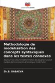 Méthodologie de modélisation des concepts syntaxiques dans les textes connexes