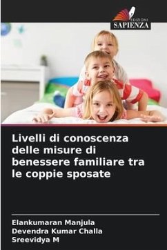 Livelli di conoscenza delle misure di benessere familiare tra le coppie sposate - Manjula, Elankumaran;Challa, Devendra Kumar;M, Sreevidya